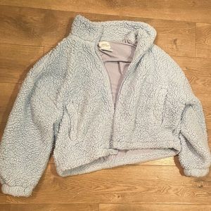 Urban outfitters Sherpa zip up size M